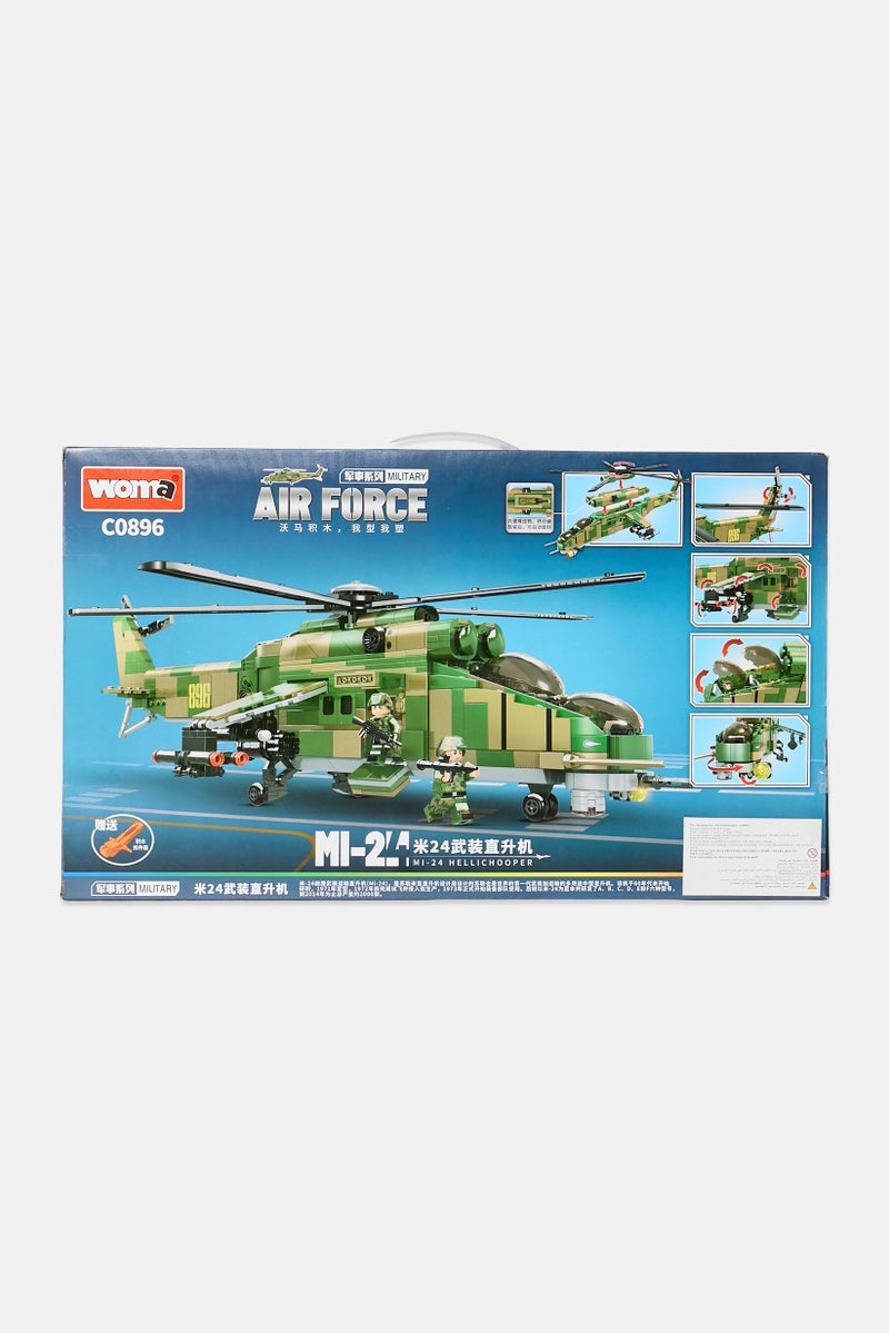 Woma Toys Military Air Force MI-24 Hellichooper Building Set - Image 2